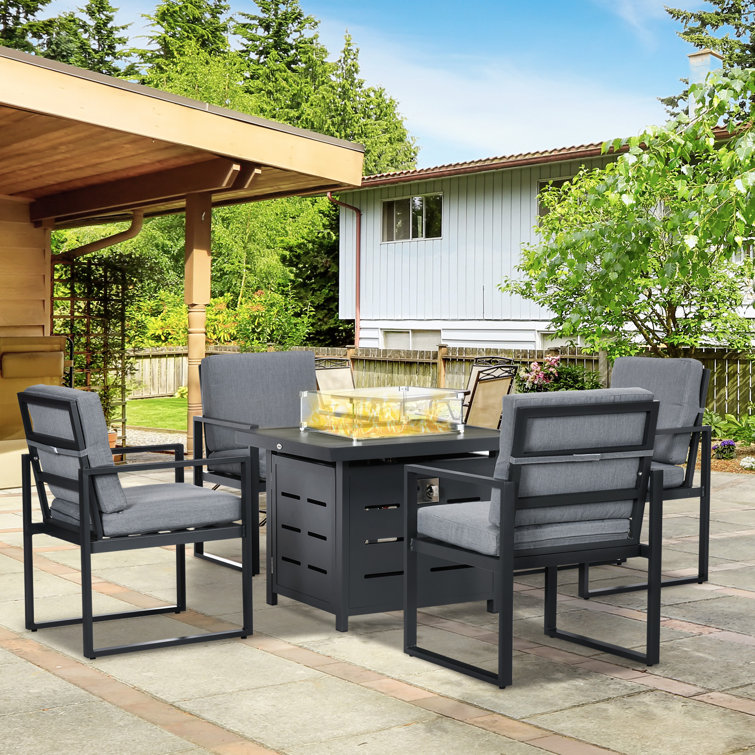 Metal frame garden deals furniture